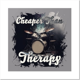 Cheaper than therapy Posters and Art